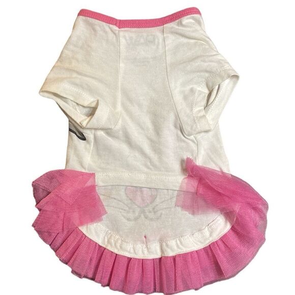 Easter Bunny Cotton Tulle Dog Dress - Picture 2 of 5